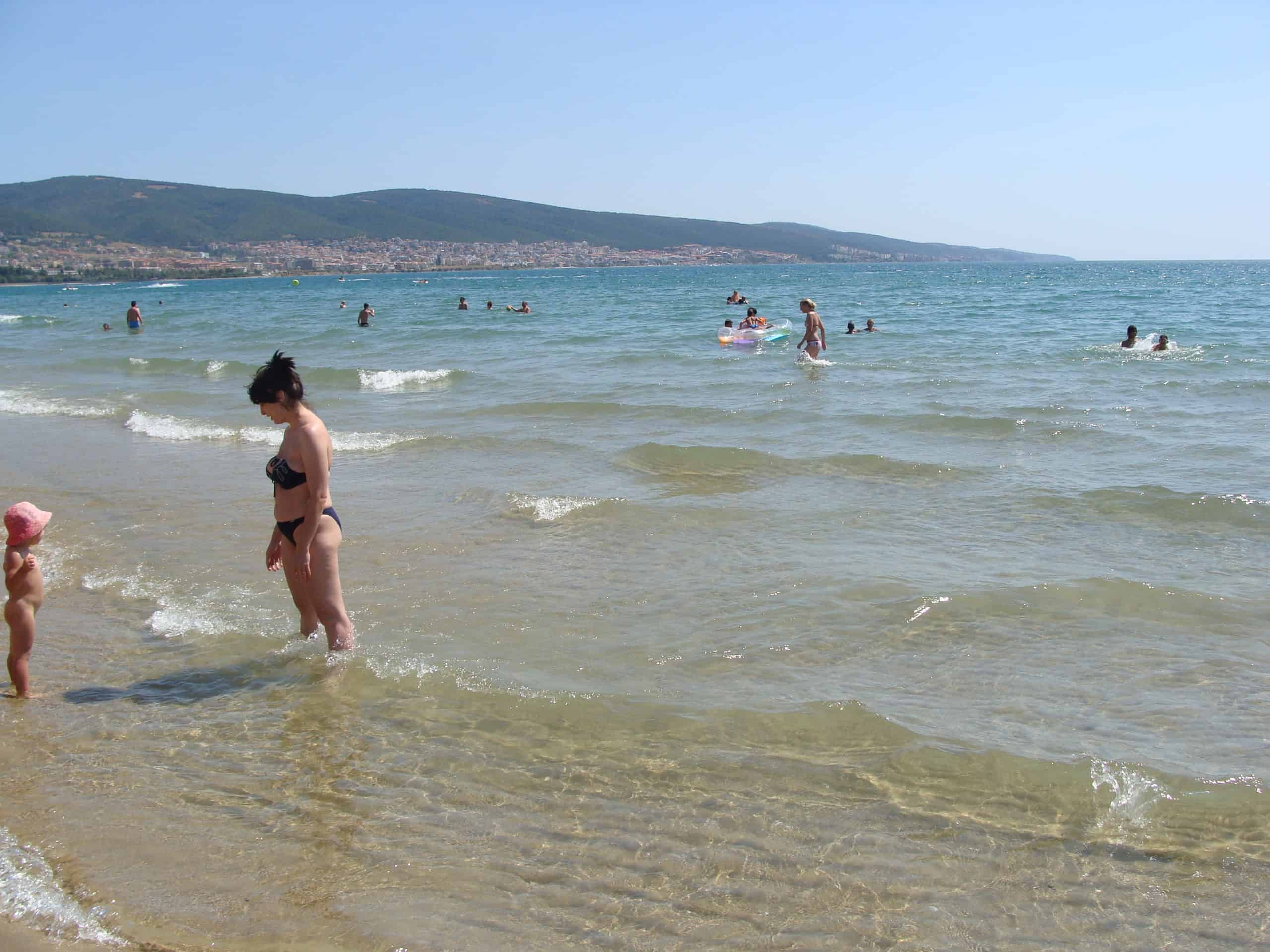 Sunny Beach strand Bulgarien